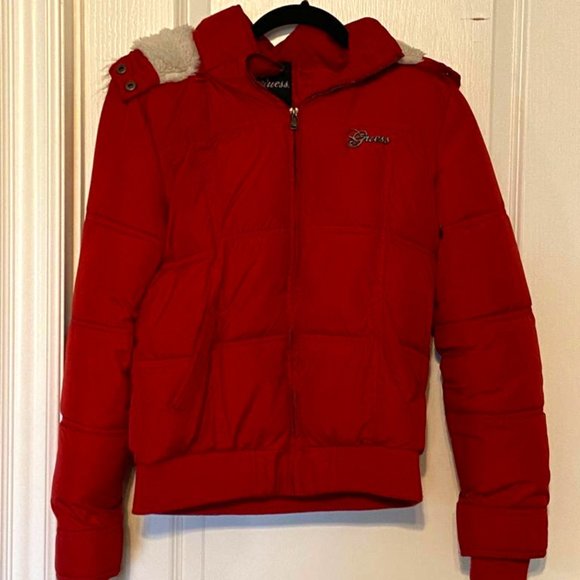 Red Puffer Jacket - Picture 1 of 3